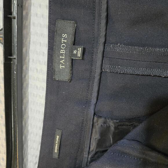 Talbots Signature Women's Black Stretch Dress Pants - Picture 7 of 9